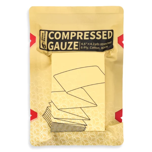 Rhino Rescue Compressed Gauze Z-Fold