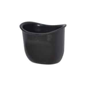 Reusable black plastic eye bath