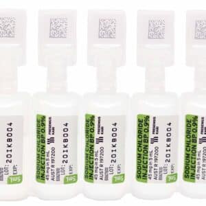 10 ml saline solution ampoule