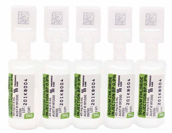 10 ml saline solution ampoule