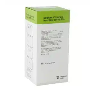 10 ml saline solution ampoule